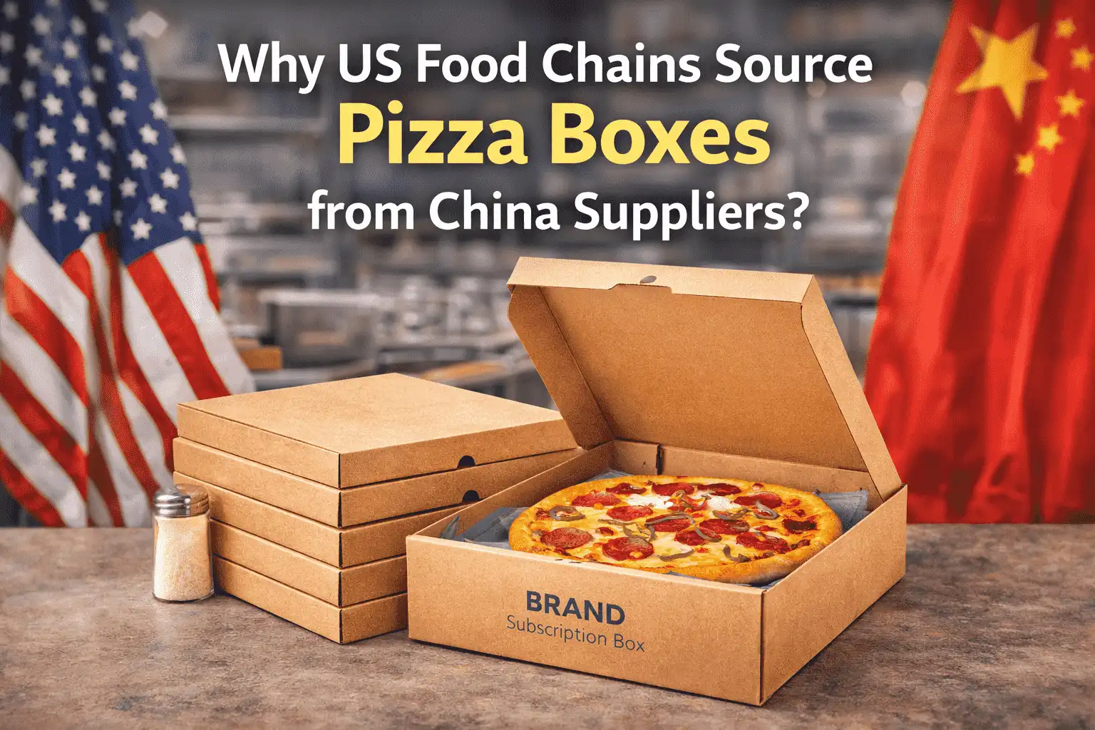 Why US Food Chains Source Pizza Boxes from China Suppliers?